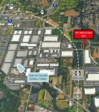 7801 26th St E, Fife, WA - AERIAL map view