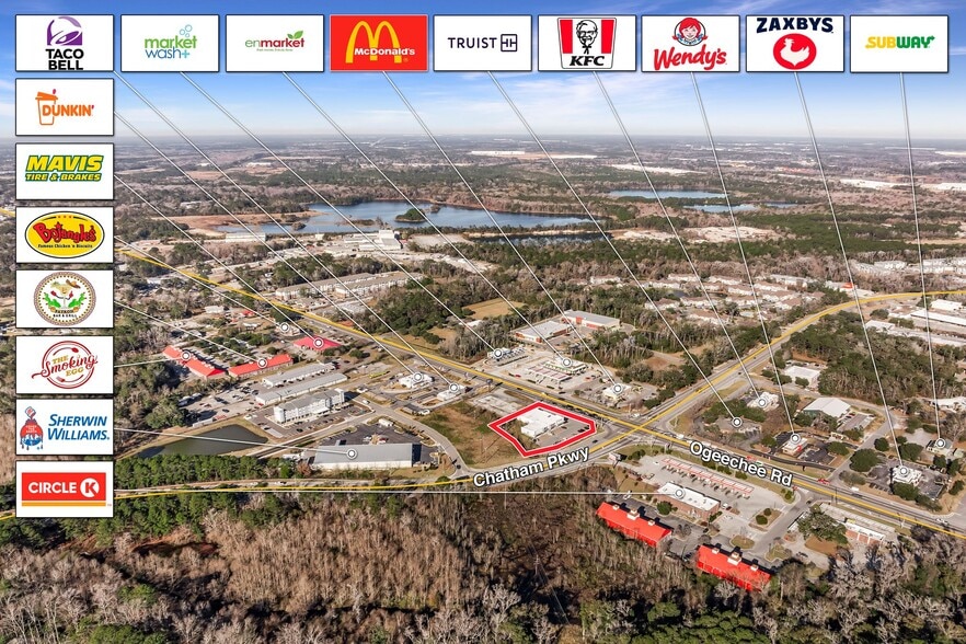 4317 Ogeechee Rd, Savannah, GA for lease - Building Photo - Image 2 of 8