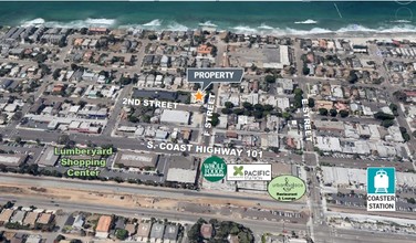 700 2nd St, Encinitas, CA - AERIAL  map view