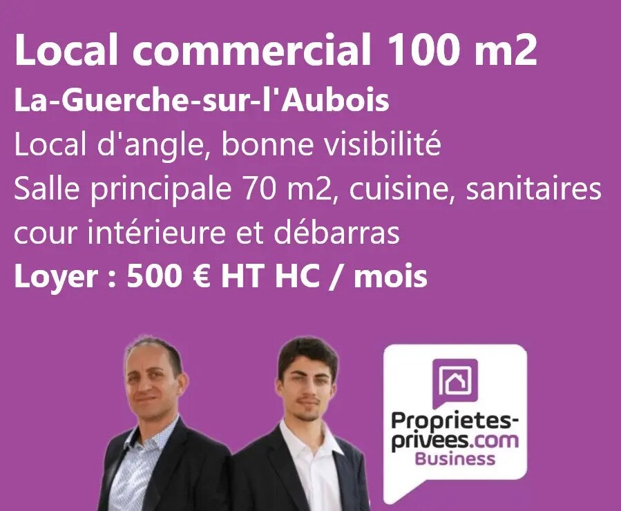 Retail in LA GUERCHE-SUR-L'AUBOIS for lease Building Photo- Image 1 of 5