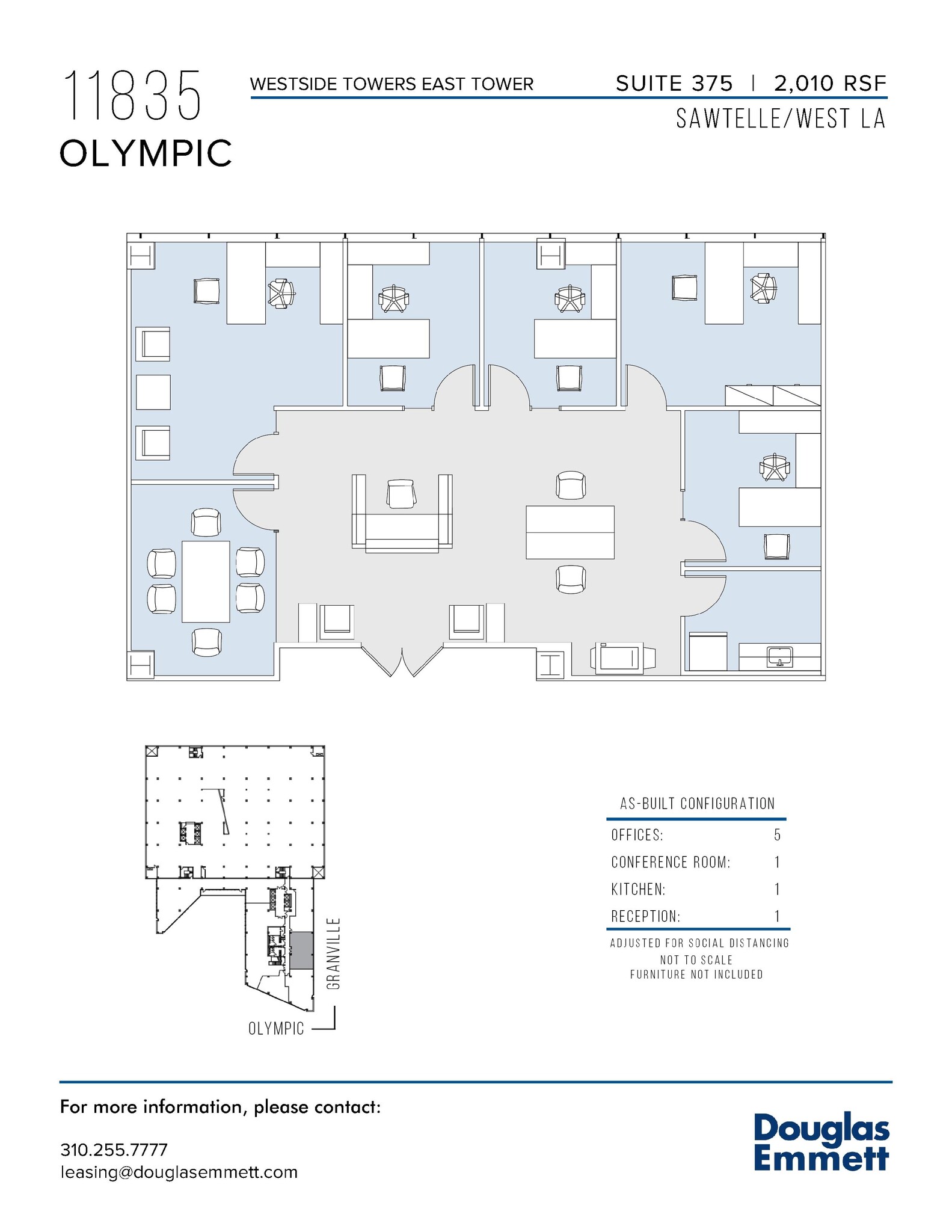 11845 W Olympic Blvd, Los Angeles, CA for lease Floor Plan- Image 1 of 1