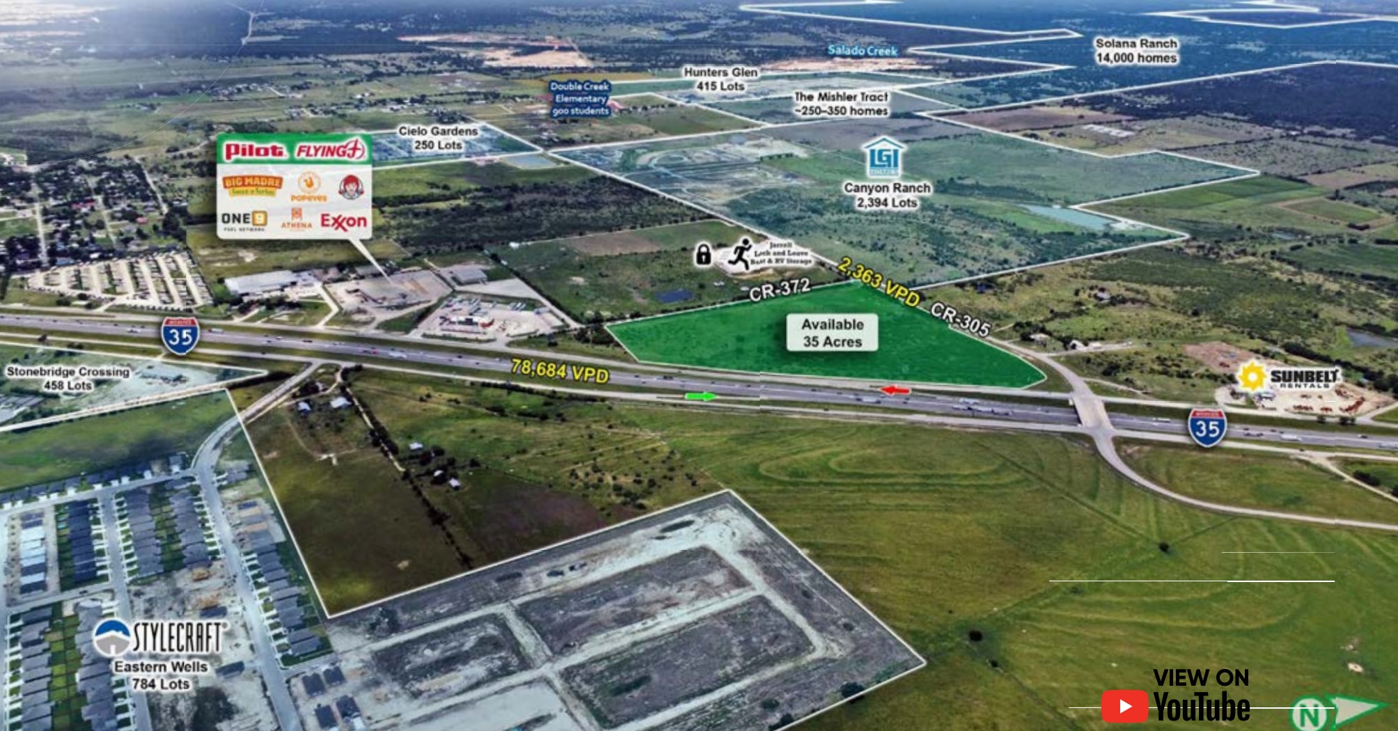 SWC I-35 & CR 305, Jarrell, TX for sale Building Photo- Image 1 of 13