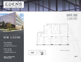 630-650 Dundee Rd, Northbrook, IL for lease Floor Plan- Image 1 of 1