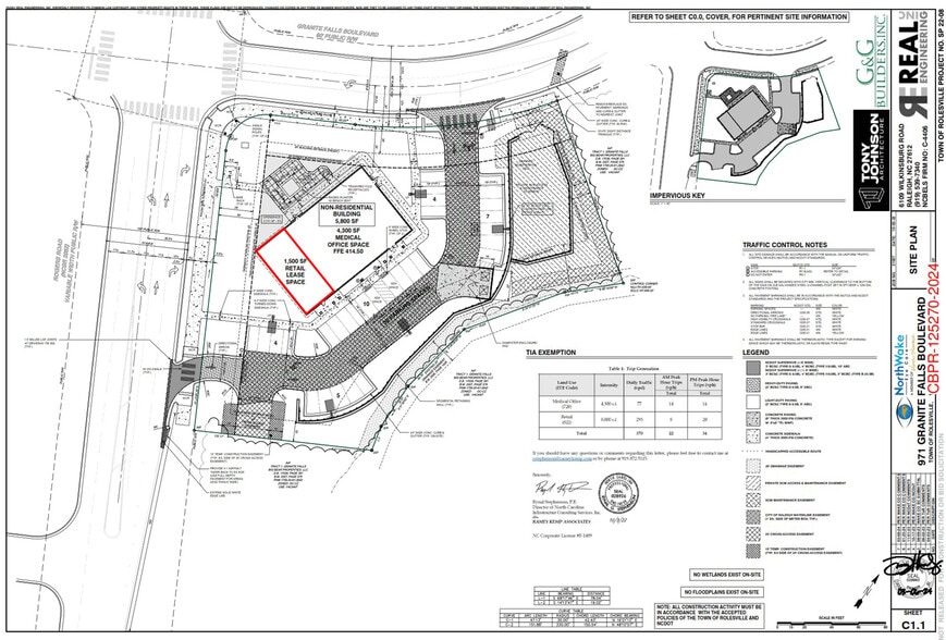 6001 Rogers Rd, Rolesville, NC for lease - Site Plan - Image 3 of 6