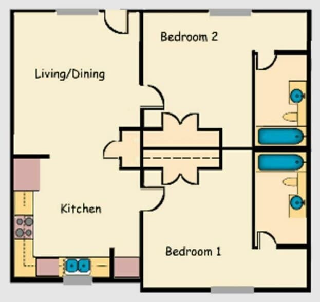 University Suites & Villas at WCU portfolio of 3 properties for sale on LoopNet.com - Floor Plan - Image 3 of 24