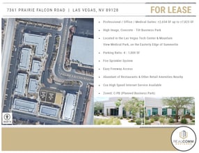 7361 Prairie Falcon Rd, Las Vegas, NV for sale Building Photo- Image 2 of 5