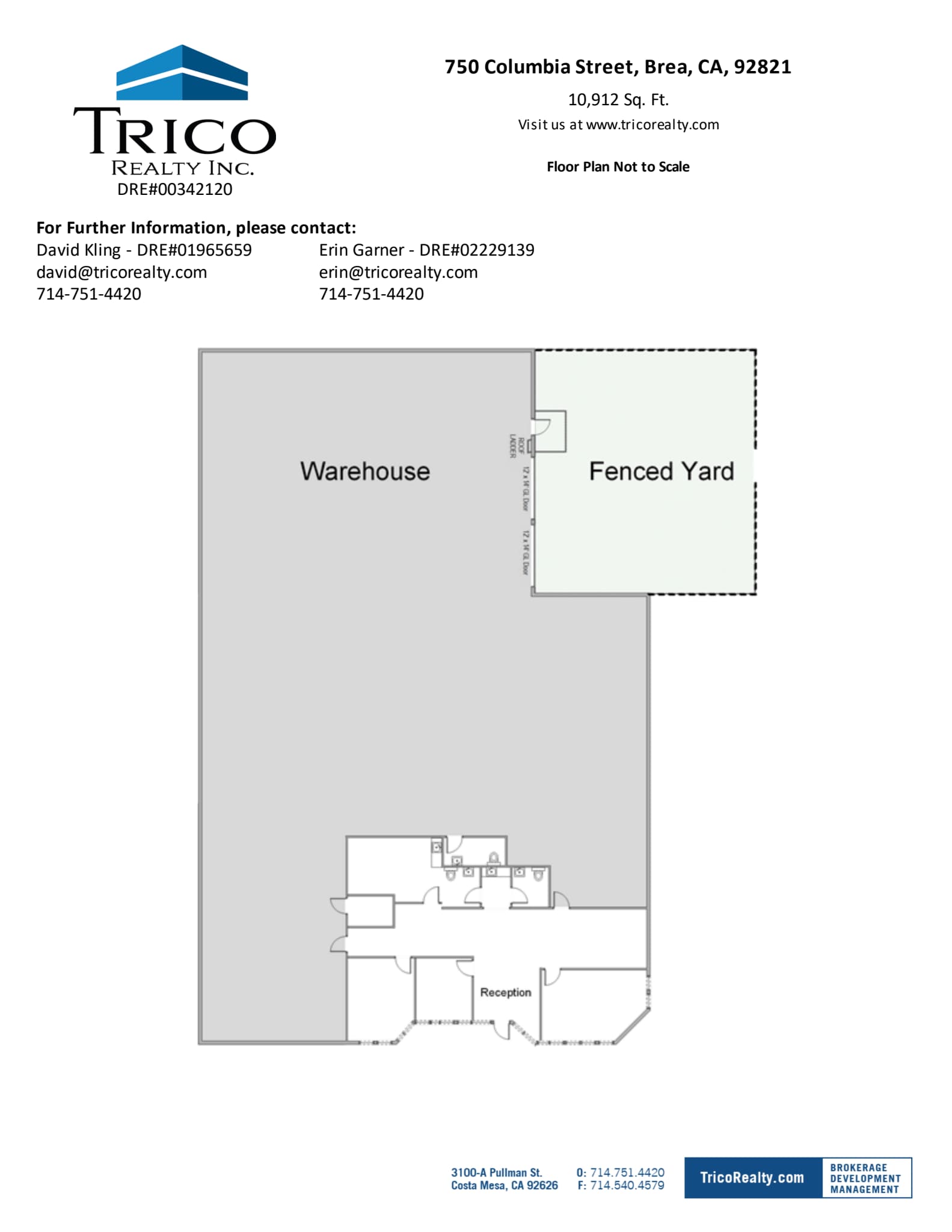 750 Columbia St, Brea, CA for lease Floor Plan- Image 1 of 1