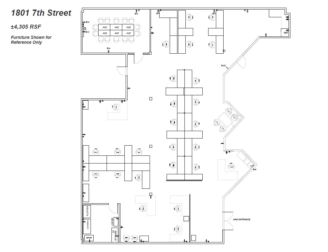 1801 7th St, Sacramento, CA for lease Floor Plan- Image 1 of 1