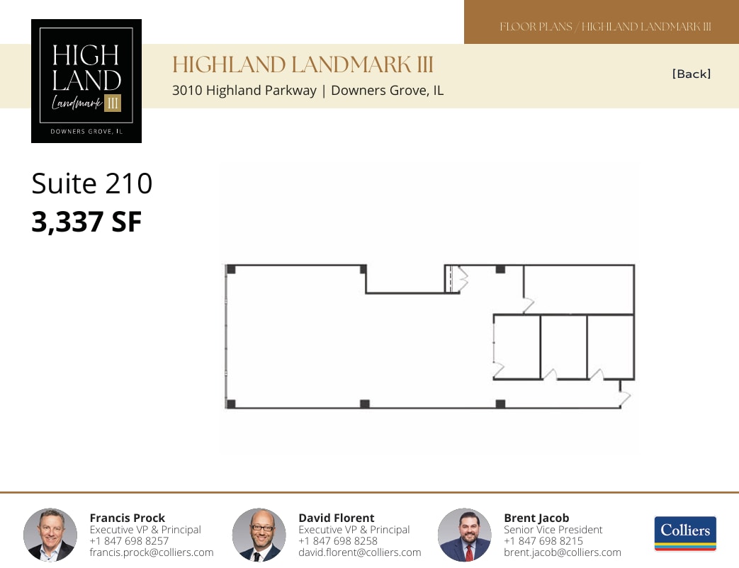 3010 Highland Pky, Downers Grove, IL for lease Floor Plan- Image 1 of 1