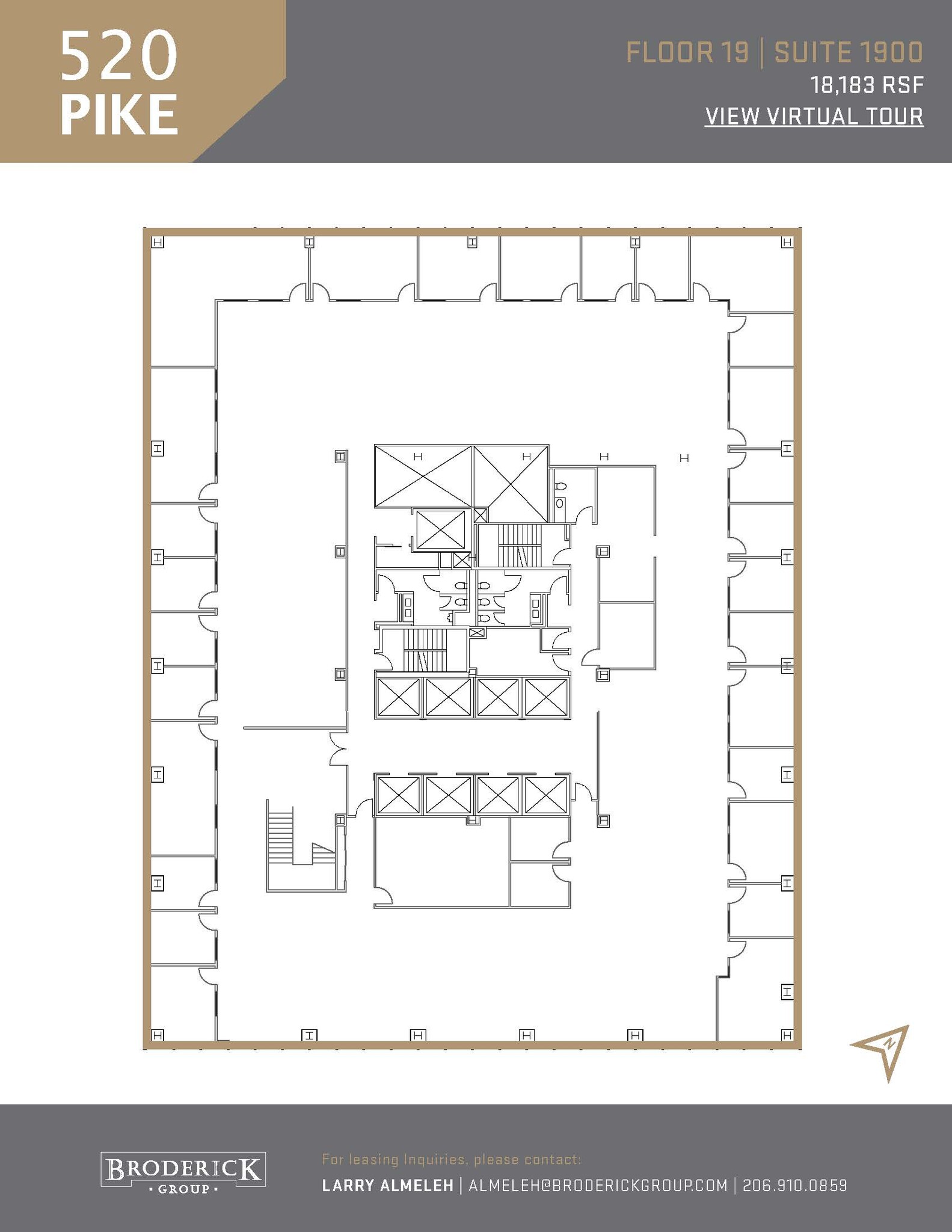 520 Pike St, Seattle, WA for lease Floor Plan- Image 1 of 1