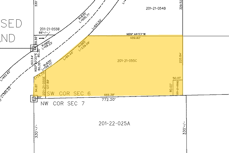 115th Ave & Happy Valley Pky, Sun City, AZ for sale - Plat Map - Image 2 of 3