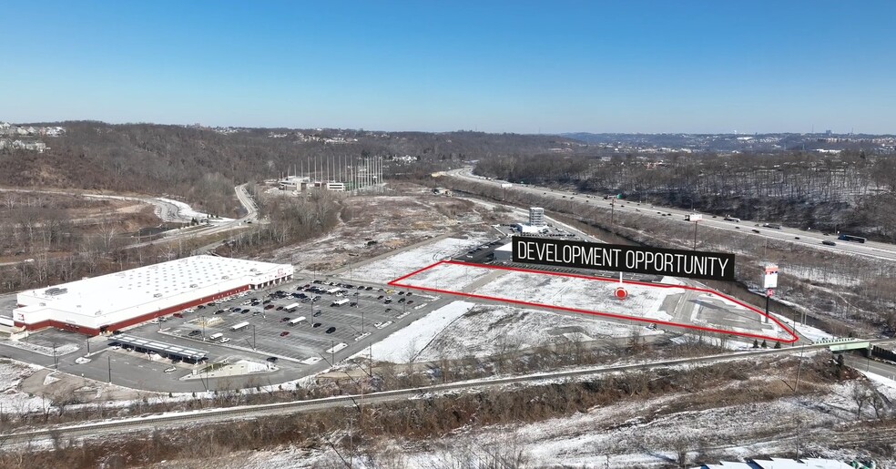 Newbury Market Drive, Bridgeville, PA for lease - Aerial - Image 3 of 10