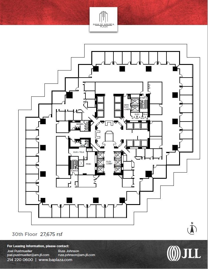 901 Main St, Dallas, TX for lease Floor Plan- Image 1 of 1