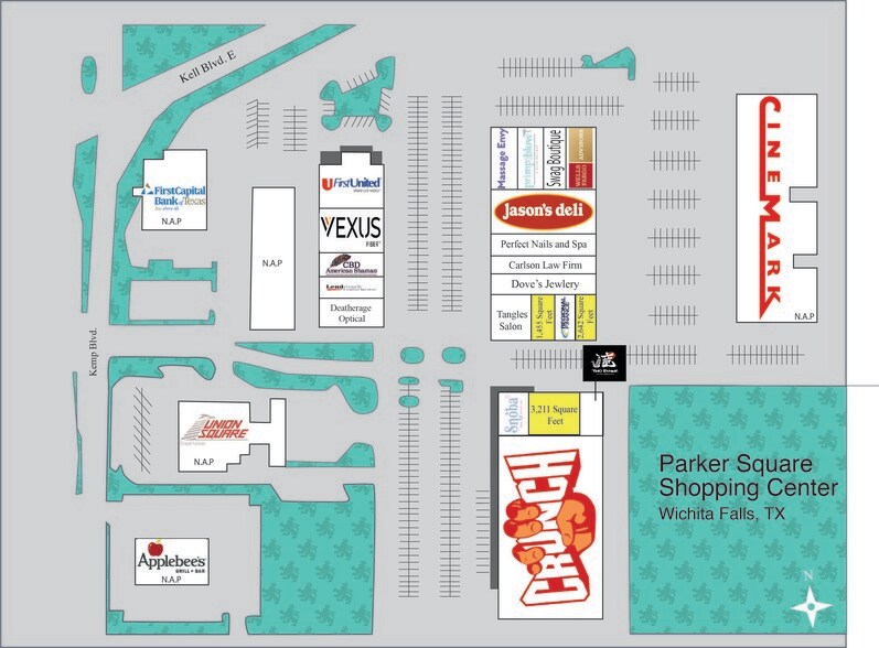 Kell Blvd, Wichita Falls, TX for lease - Site Plan - Image 2 of 12