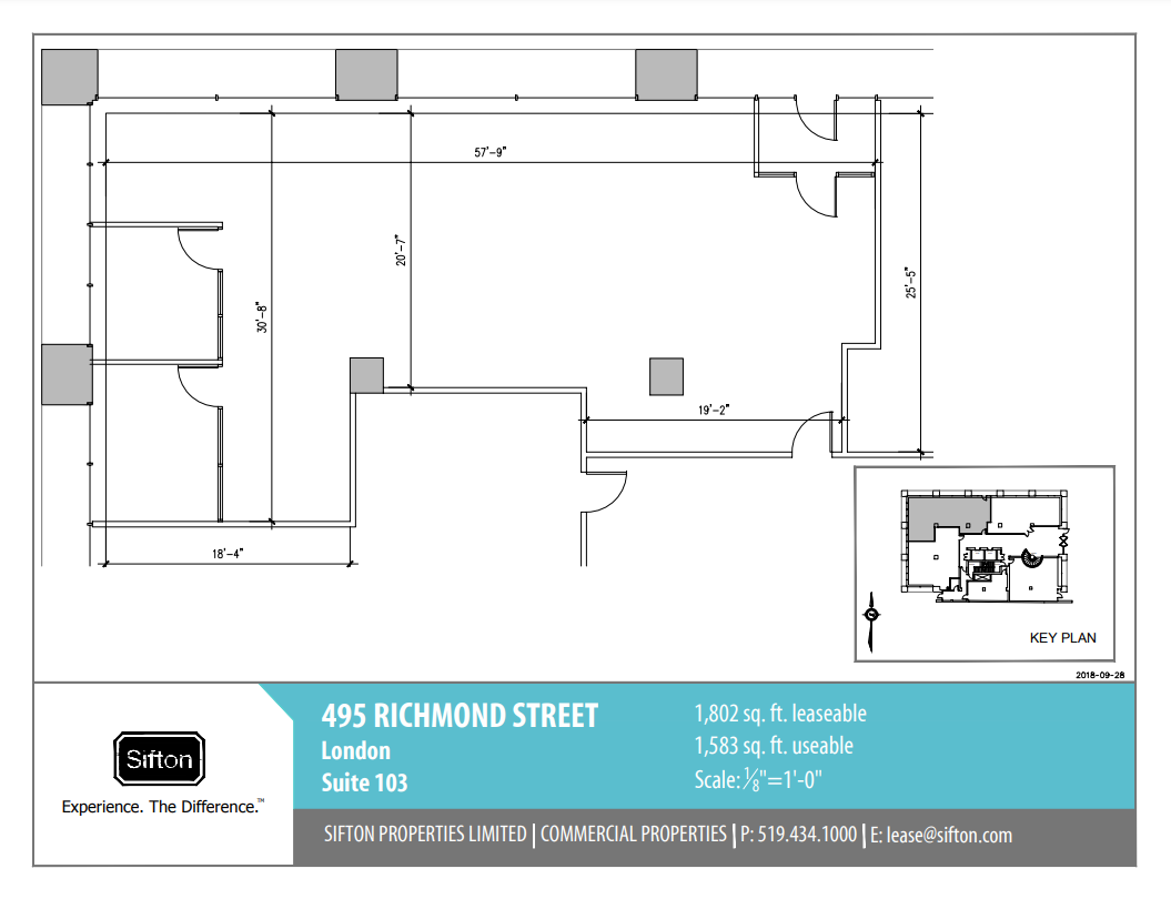 495 Richmond St, London, ON for lease Floor Plan- Image 1 of 1