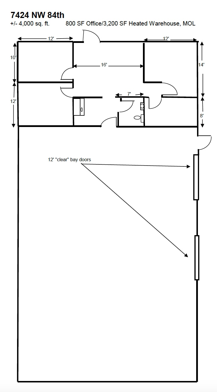 7424 NW 84th St, Oklahoma City, OK for lease Building Photo- Image 1 of 1