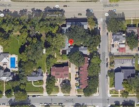 816 N 36th St, Omaha, NE - aerial  map view