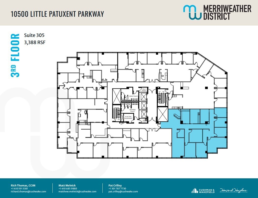 10480 Little Patuxent Pky, Columbia, MD for lease Floor Plan- Image 1 of 1
