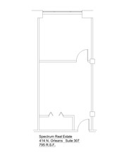 414 N Orleans St, Chicago, IL for lease Floor Plan- Image 1 of 1