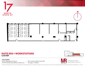 17 N State St, Chicago, IL for lease Floor Plan- Image 1 of 6