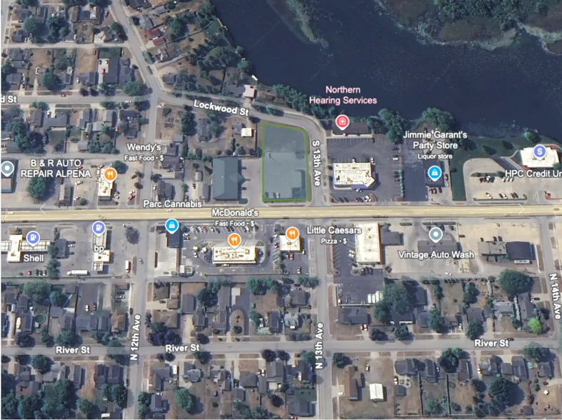 1132 W Chisholm St, Alpena, MI for lease - Aerial - Image 1 of 3