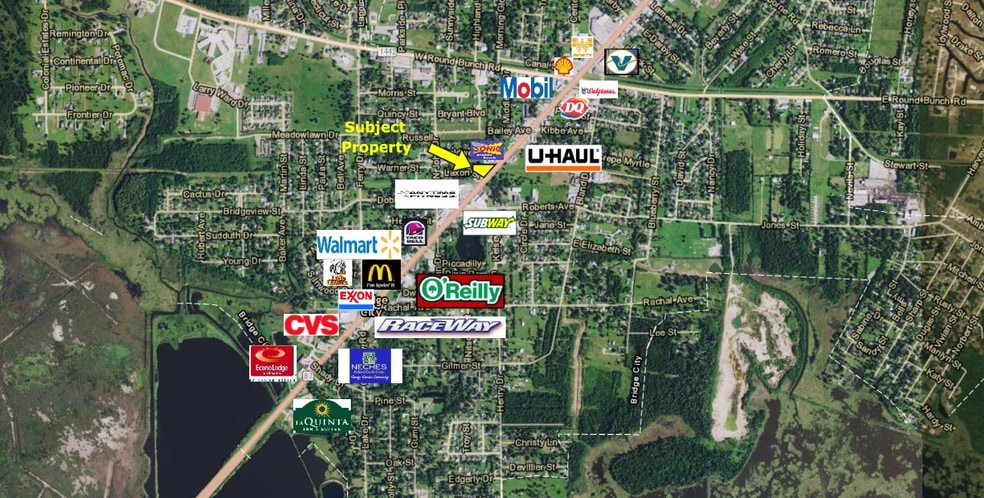 1245 Texas Ave, Bridge City, TX for sale - Aerial - Image 2 of 6