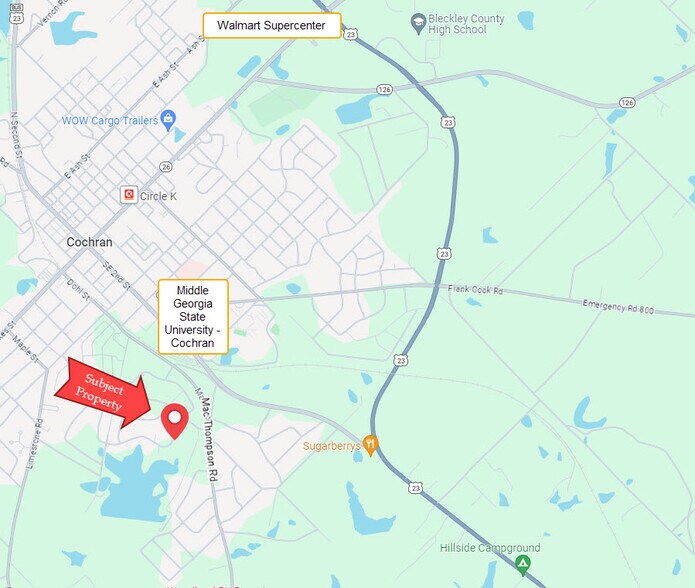 Colonial Village, Cochran, GA 31014 Land for Sale