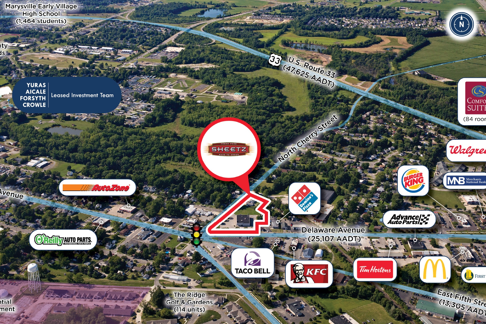 800 Delaware Ave, Marysville, OH 43040 Sheetz