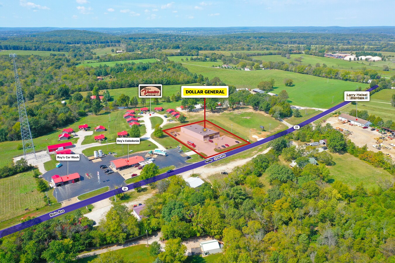 230 N State Highway 21, Caledonia, MO 63631 Dollar General