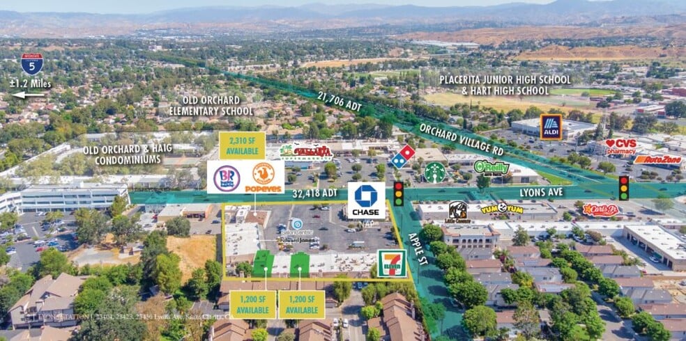 23404-23420 Lyons Ave, Newhall, CA for lease - Building Photo - Image 2 of 5