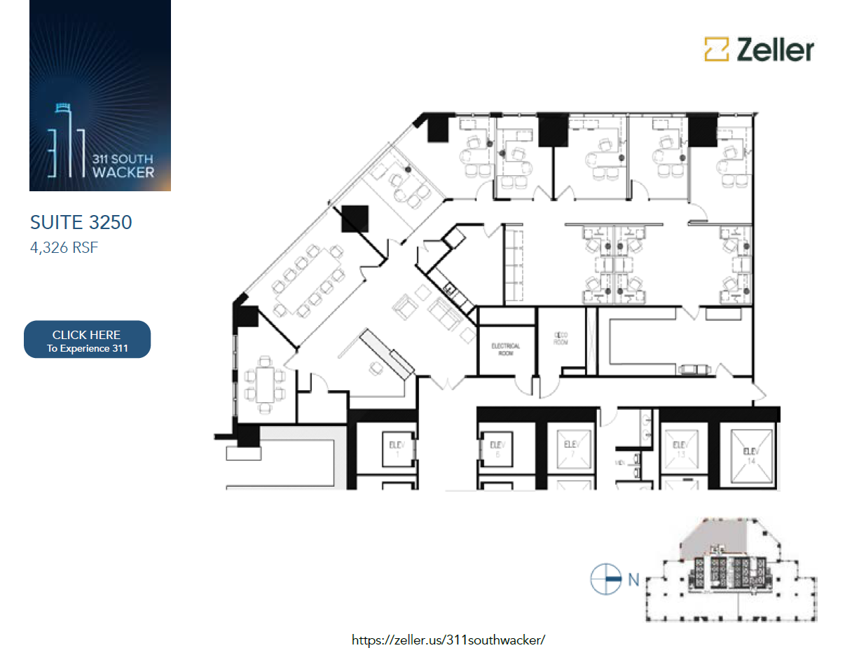 311 S Wacker Dr, Chicago, IL for lease Floor Plan- Image 1 of 1