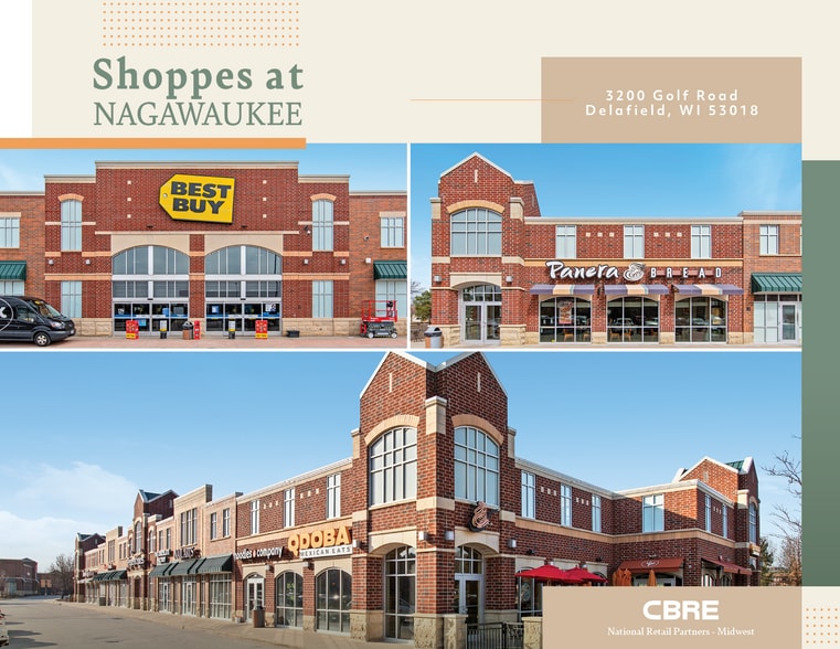 The Shoppes at Nagawaukee portfolio of 2 properties for sale on LoopNet.com - Building Photo - Image 1 of 7