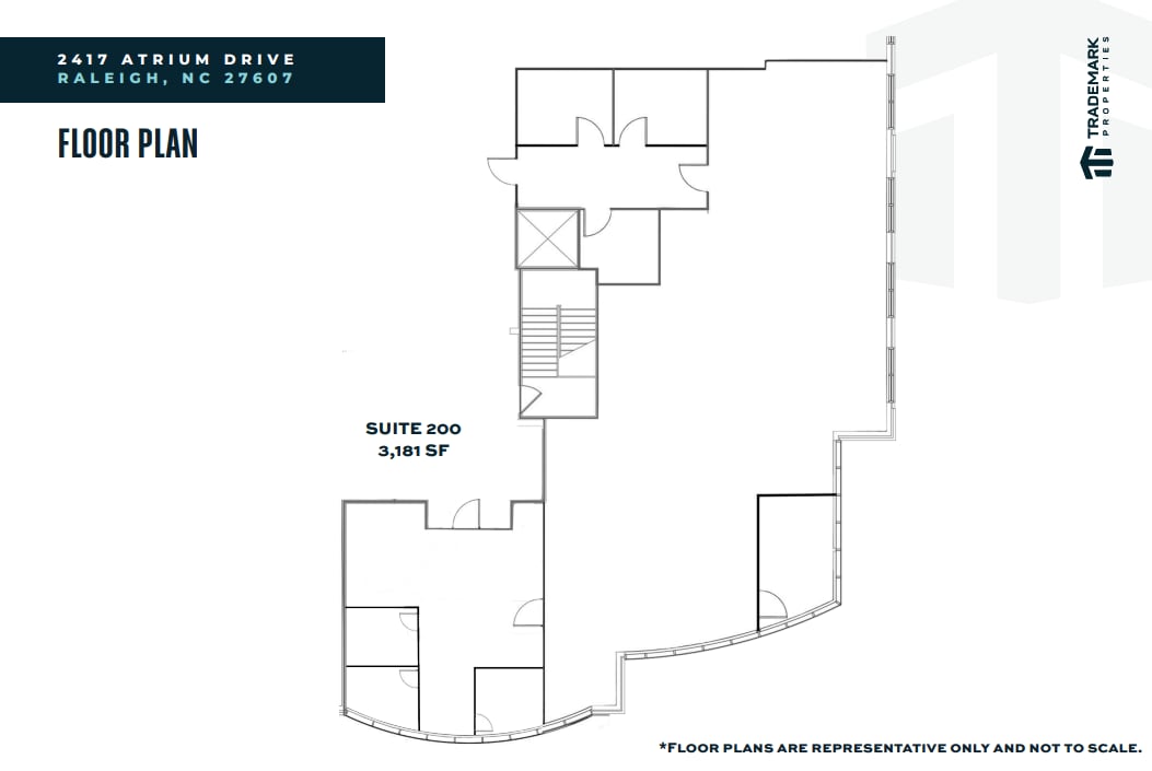 2417 Atrium Dr, Raleigh, NC for lease Floor Plan- Image 1 of 1