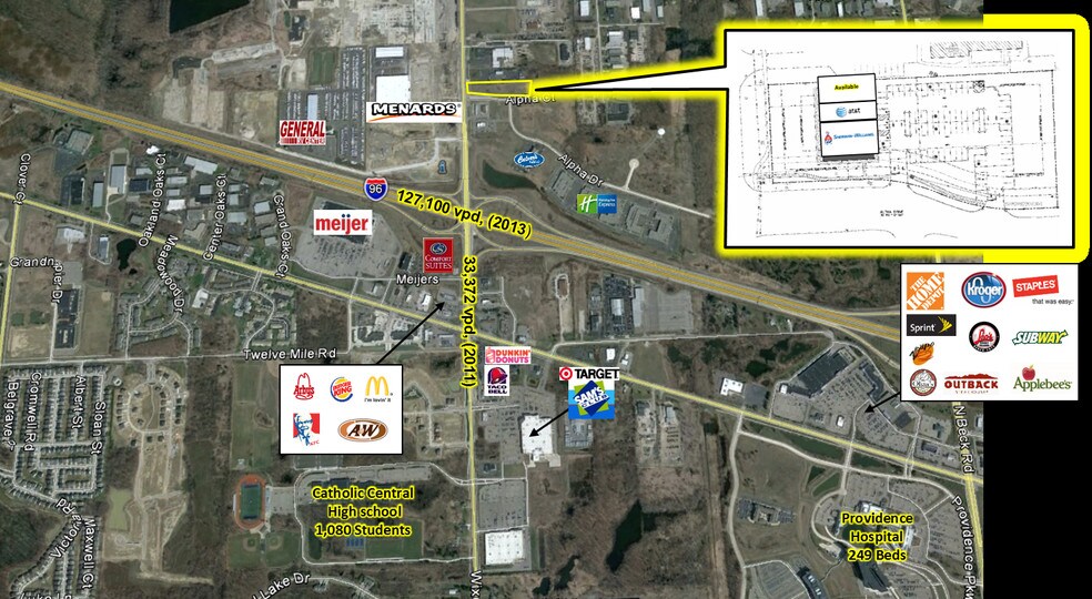 28850-28870 S Wixom Rd, Wixom, MI for lease - Building Photo - Image 2 of 3