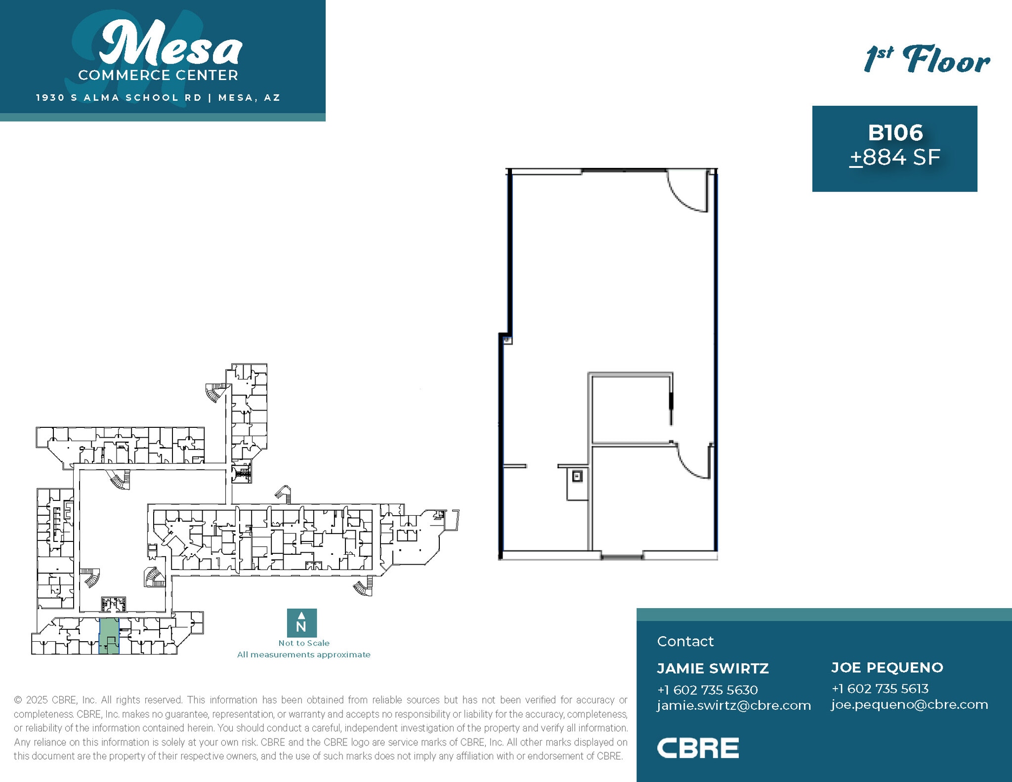 1930 S Alma School Rd, Mesa, AZ for lease Floor Plan- Image 1 of 2