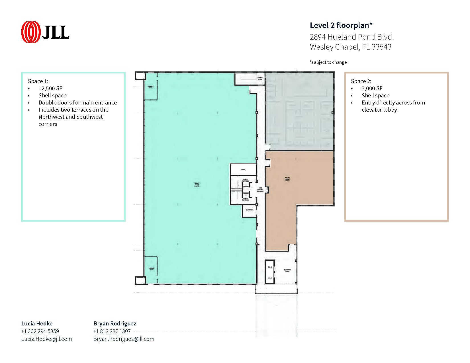 2894 Hueland Pond, Wesley Chapel, FL for lease Floor Plan- Image 1 of 1