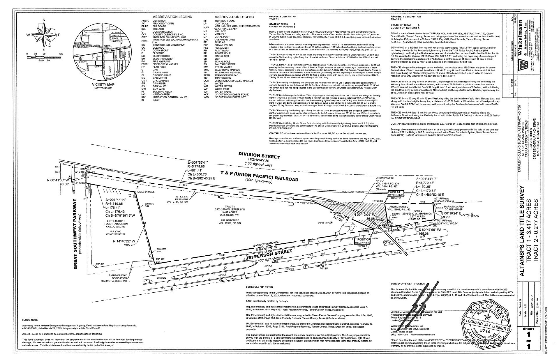 2520 W Jefferson Street, Grand Prairie, TX 75051 Land for Sale