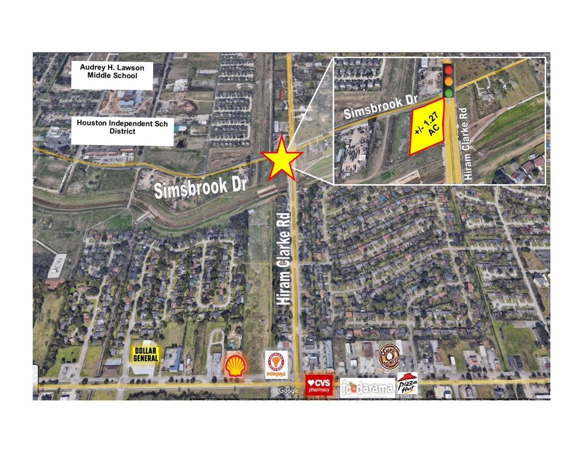 Simsbrook Dr & Hiram Clarke Rd, Houston, TX 77045
