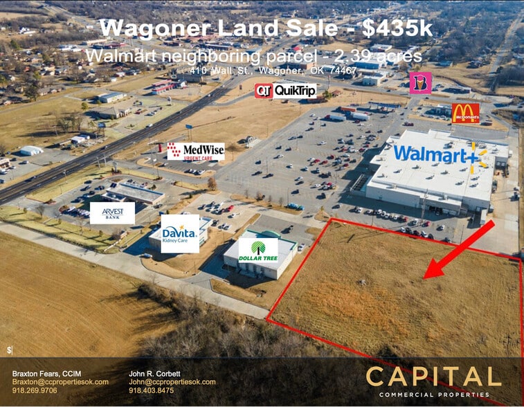 410 Wall St, Wagoner, OK for sale - Building Photo - Image 1 of 4
