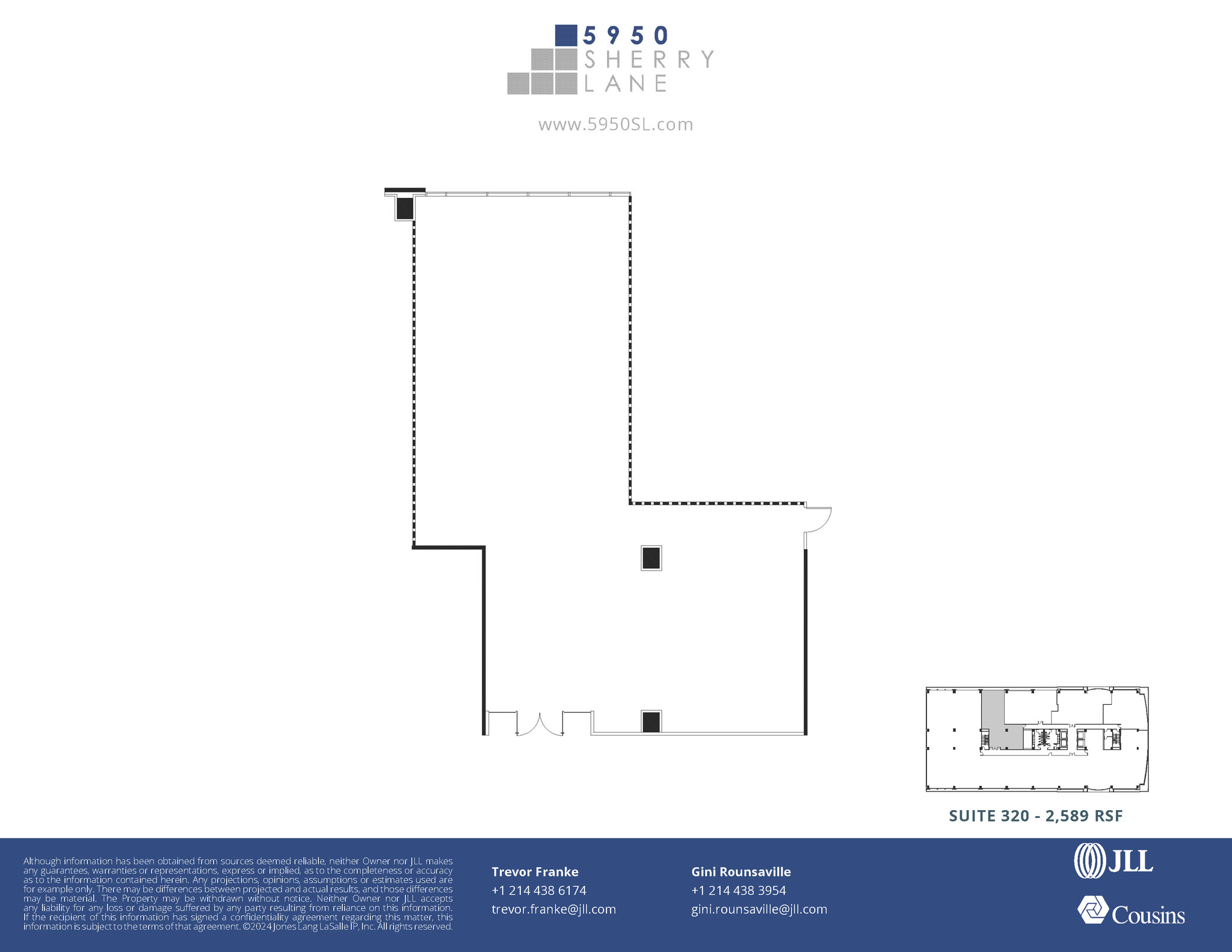 5950 Sherry Ln, Dallas, TX for lease Floor Plan- Image 1 of 1