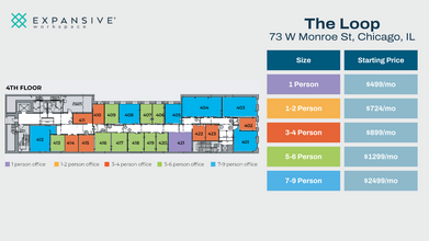 73 W Monroe St, Chicago, IL for lease Floor Plan- Image 1 of 4