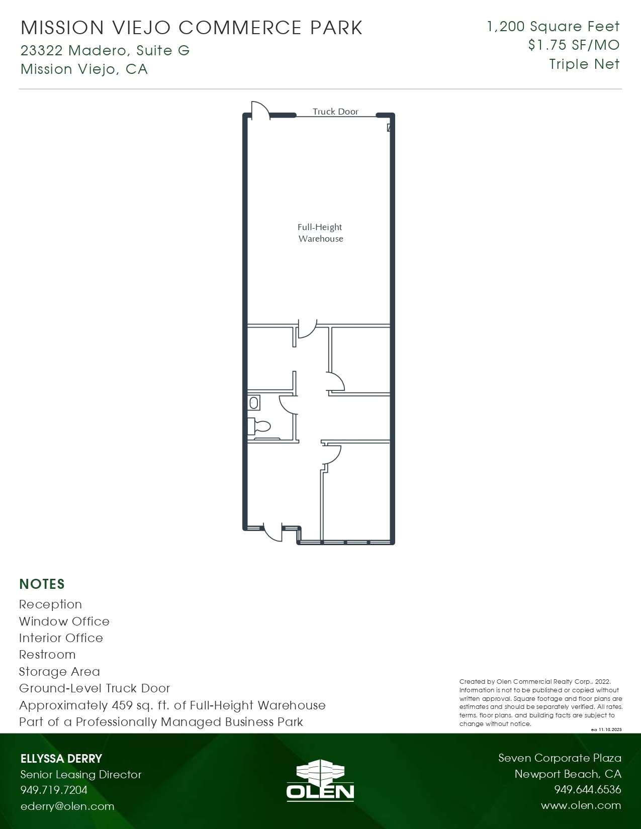 23322 Madero, Mission Viejo, CA for lease Floor Plan- Image 1 of 1