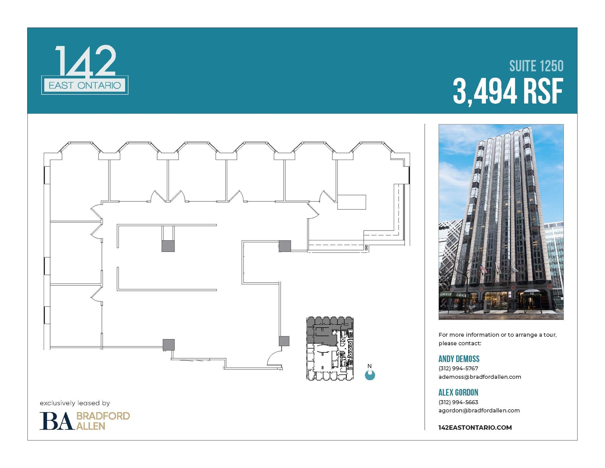 142 E Ontario St, Chicago, IL for lease Floor Plan- Image 1 of 1