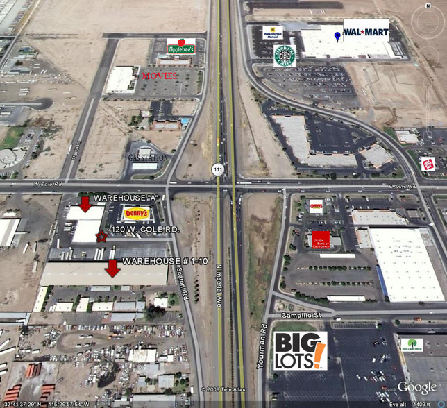 120 W Cole Blvd, Calexico, CA for lease - Aerial - Image 3 of 7