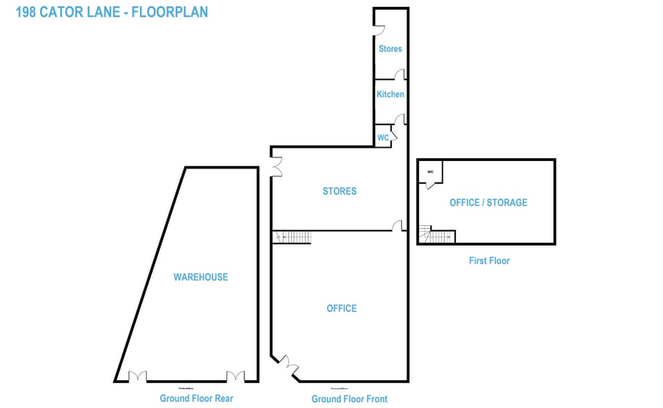 198 Cator Ln, Beeston for lease - Floor Plan - Image 2 of 2