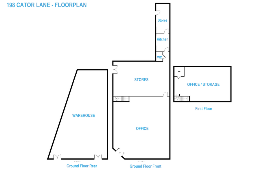 198 Cator Ln, Beeston for lease - Floor Plan - Image 2 of 2