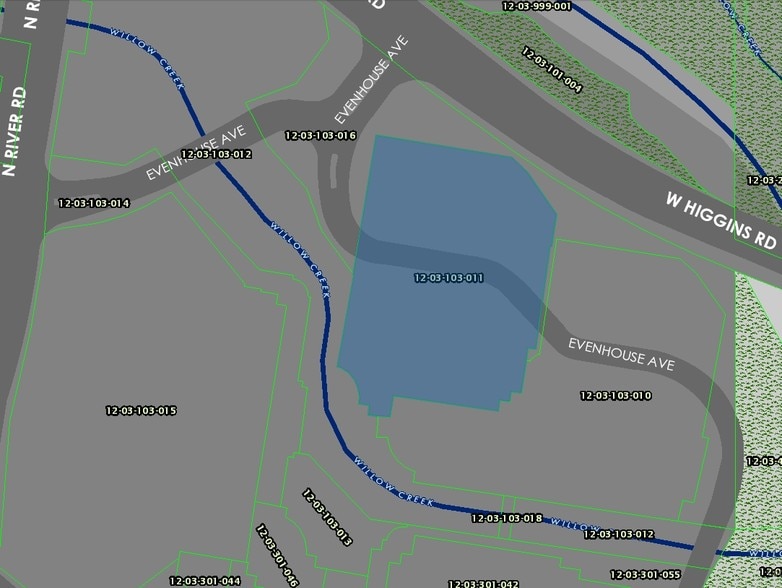 9399 W Higgins Rd, Rosemont, IL for lease - Plat Map - Image 3 of 7