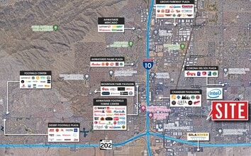 5505 W Chandler Blvd, Chandler, AZ - AERIAL map view