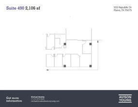 555 Republic Dr, Plano, TX for lease Floor Plan- Image 1 of 1