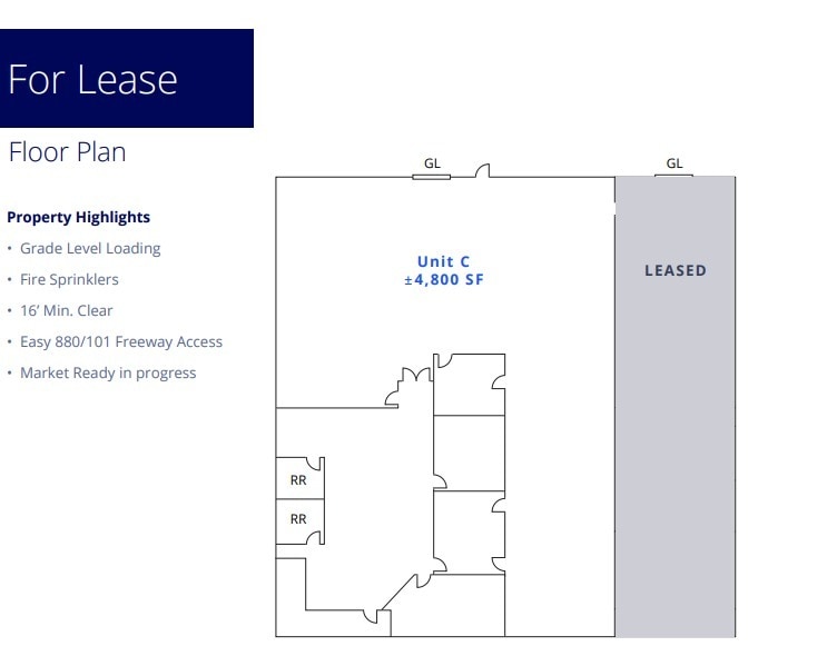 1171 N 4th St, San Jose, CA for lease Floor Plan- Image 1 of 1